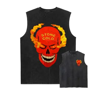 STONE COLD STEVE AUSTIN Vintage Washed Tank top, Wrestling Tee, WWE Washed Tank top, Wrestling Gift, Sports Washed Tank top, Workout Washed Tank top, Gift for Him Gift For Her