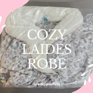 Cozy Ladies Cotton Robe