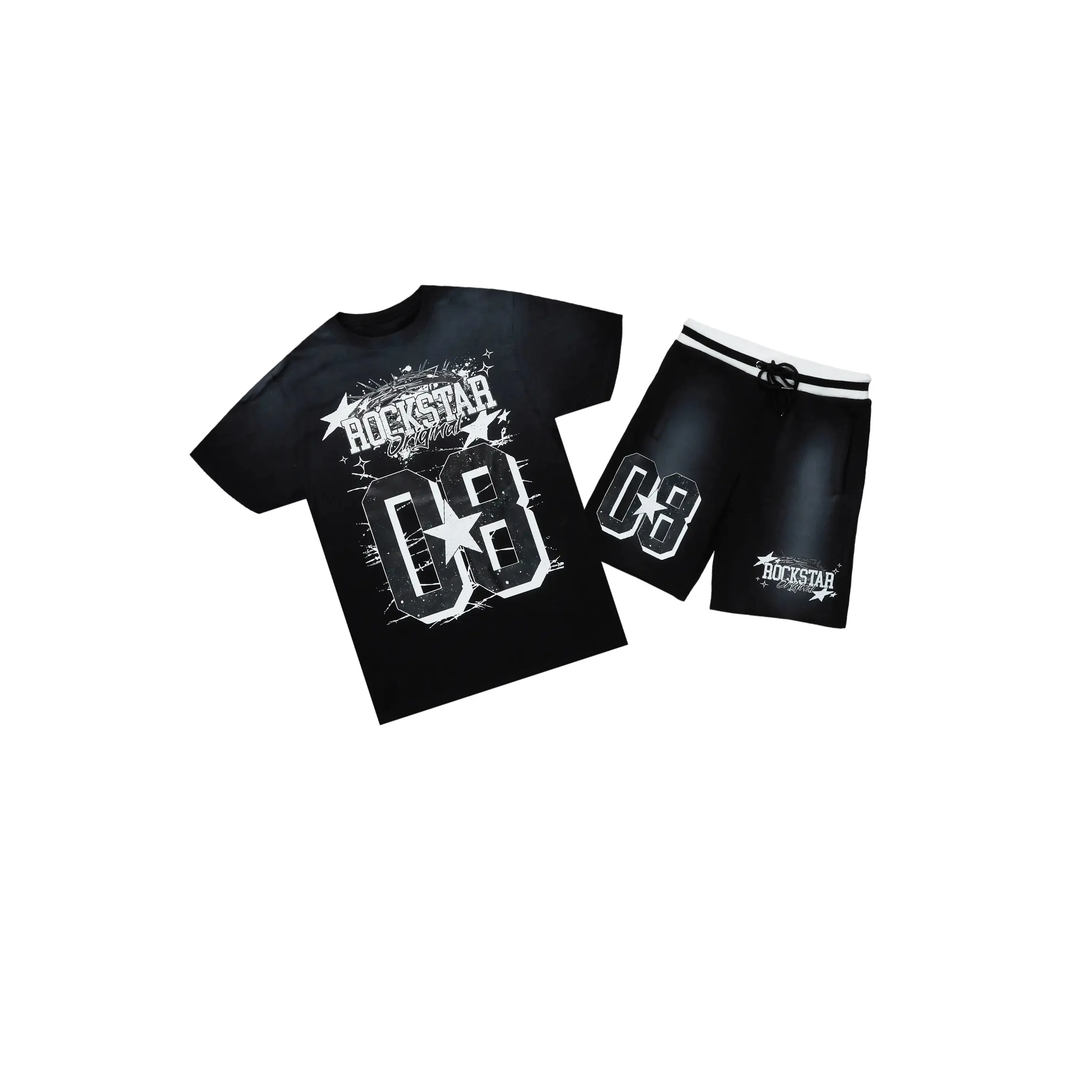 Allstar Black T-Shirt Short Set