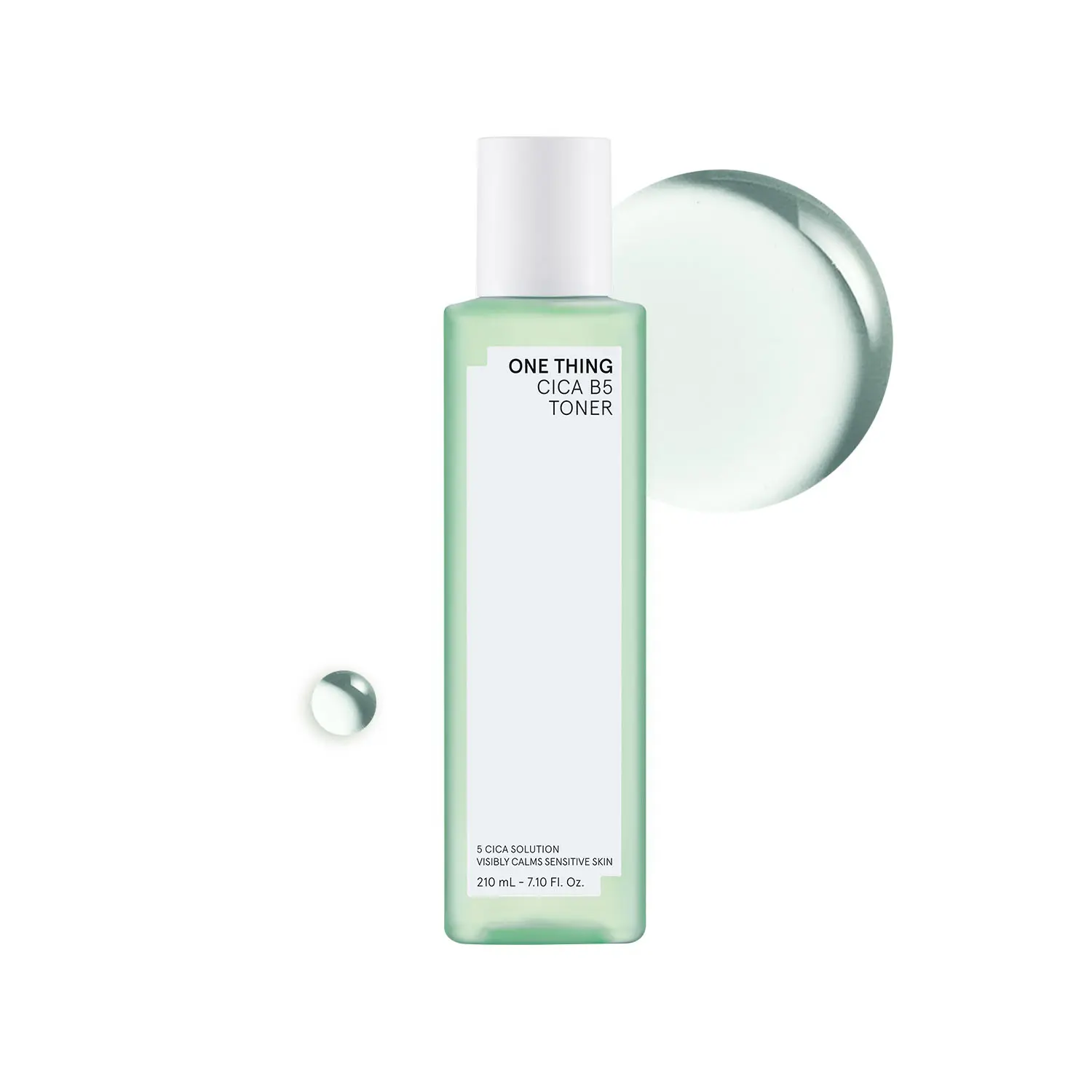 ONE THING Cica B5 Lightweight Toner, Soothing, Calming, Repair, Redness Relief, Korean Centella Asiatica Toner for Face, Promotes a Healthy Skin Barrier, for all Skin Types 7.10 fl oz, 210ml