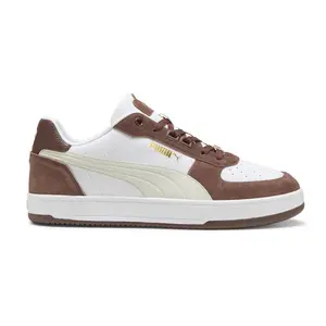 PUMA Mens Caven 2.0 Lux Sd Lace Up Sneakers Shoes Casual - White