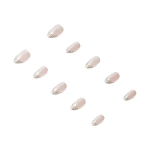 3H Luxury Handmade Press-on Nails - Silver Screen