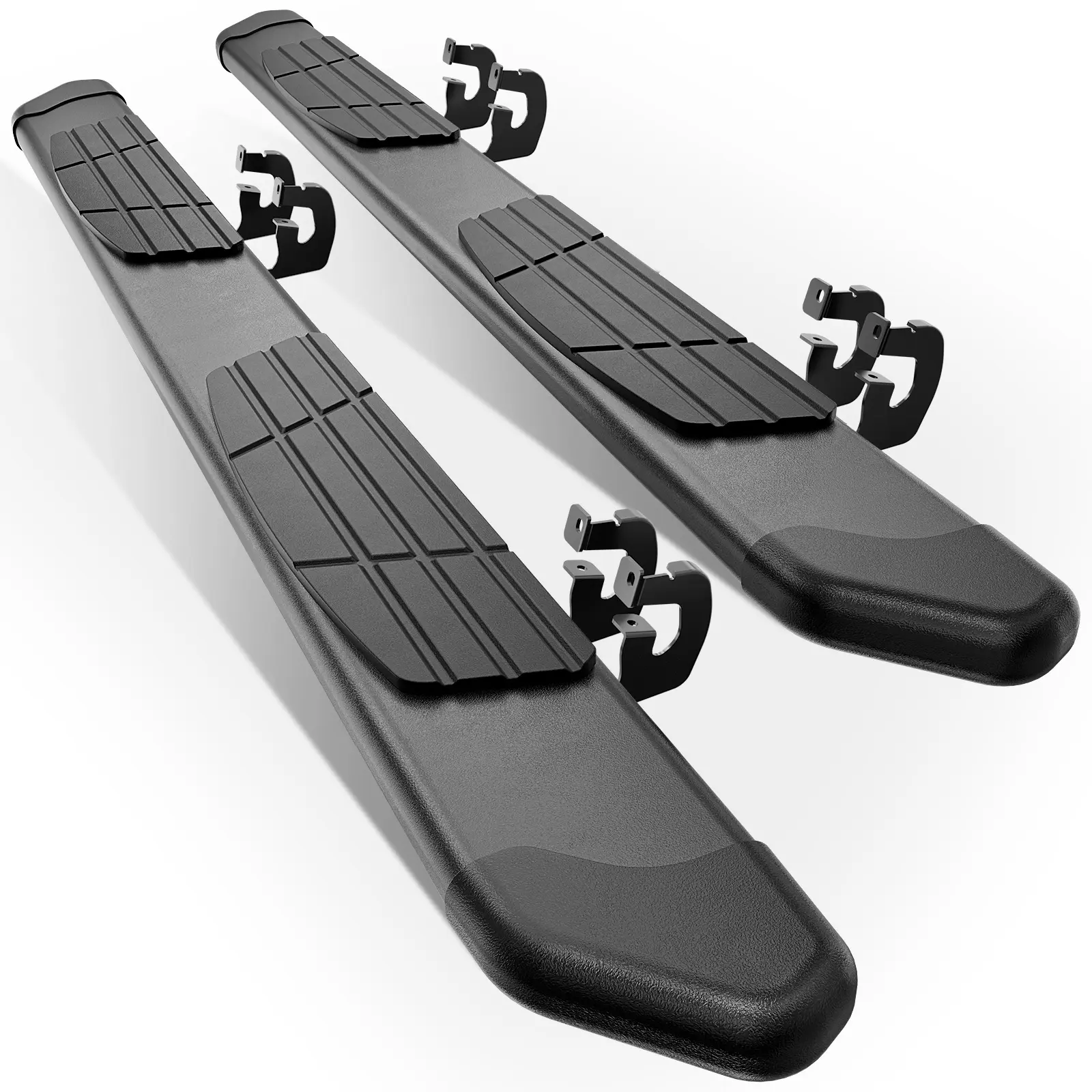【EYOUHZ】6" Running Boards Compatible with 2009-2014 Ford F150 SuperCrew Cab, Side Step Rails Aluminum Alloy Nerf Bars,car accessories