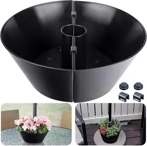 Umbrella Planters – Half Circle Flower Pots with Umbrella Hole