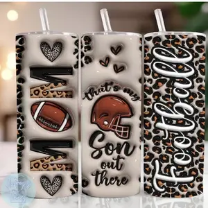 Football Mom 20oz Tumbler