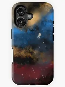 Soft Cactus Star Trek - Boldy Going Digital Painting - Startrek Iphone Case Phone Case Phone Cases Phone Cover Hard Case Tough 2-Piece Phone Case