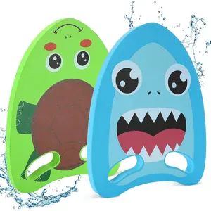 Cute Swimming Aid Kickboard - Swim  Auxiliary Board, with Handrail Holes, for Beginners  Practising Summer Pool Party