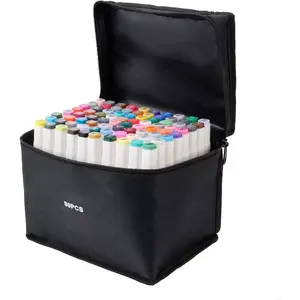 80 Color  Drawing Markers - Dual Tip Art Markers for  and Adults - Fine & Chisel Tips for Coloring and Sketching