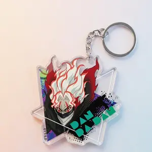 Okarun Transformed Acrylic Keychain, Dandadan Aurora Twinkle Charm, Gift for Anime Fans, Gift for Dandadan Fans, Gift for Manga Lovers