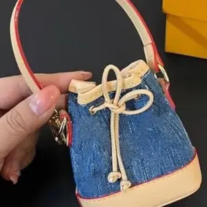 Denim Mini Bucket Accessory