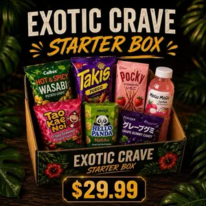 Exotic crave starter snacks box