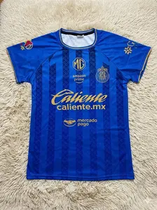 Chivas de Guadalajara 3rd Away Soccer Jersey - Mexico LIGA MX Fans Edition, Quick Dry Football Shirt, Stylish Blue Design, Short Sleeve, Comfortable Fit Open for Sale!