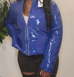 Women's Shiny Puffer Jacket