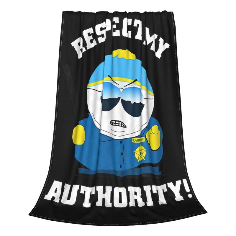Southpark Anime Printed Blanket For Men Women Super Soft Cozy Funny Eric Throw Blankets for Bed 50x60 Inches Multi-size