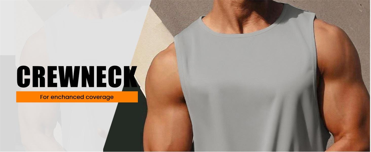 COOFANDY Mens Vests 1-3 Pack Workout Tank Top UPF 50+ Quick Dry Sleeveless Swim Shirt Gym Muscle Athletic Summer Beach T Shirts