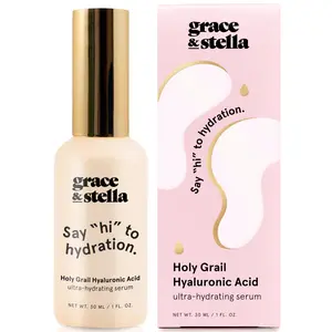 Hyaluronic Acid Serum – Lightweight Moisturizer Supple Youthful Skin Moisture Skincare Brightening Dewy Serum by grace & stella