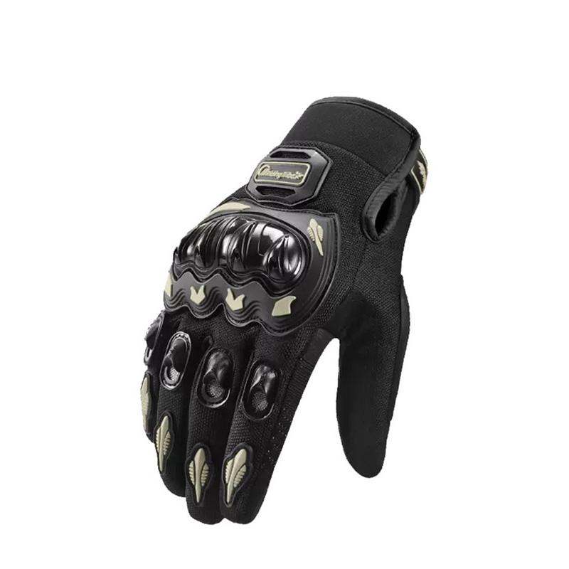 Motorcycle riding gloves for outdoor use, suitable for both men and women, breathable, anti-fall, wear-resistant, touchscreen compatible, protective gloves for all seasons