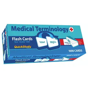 Medical Terminology 1000 Flash Cards: a QuickStudy Tool Cards – January 1, 2025