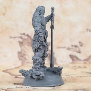 OMGLOBAL Goliath Giant Barbarian 32mm Miniature - Dungeons & Dragons RPG Character, Detailed Armor & Sword, Ideal Gift for Dungeon Master, Board Game Accessory, Board Game Accessory | Detailed Miniature | Detailed Character, DnD Miniatures