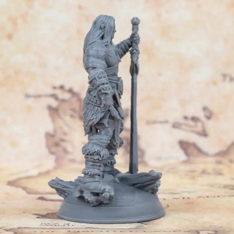 OMGLOBAL Goliath Giant Barbarian 32mm Miniature - Dungeons & Dragons RPG Character, Detailed Armor & Sword, Ideal Gift for Dungeon Master, Board Game Accessory, Board Game Accessory | Detailed Miniature | Detailed Character, DnD Miniatures