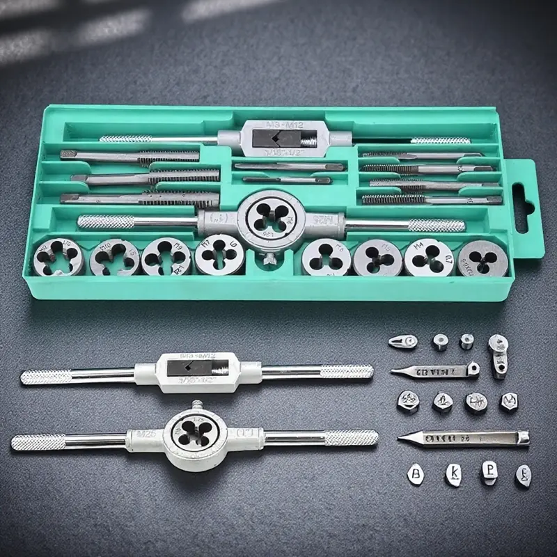 Industrial-Grade Manual Tapping Tool Set with Tap Wrench - Precision ...