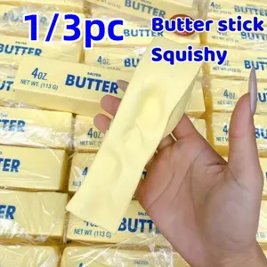 Soft Butter Pressure Relief Toy, Moisturizing Elastic Fidget Stick, Anxiety Relief, Focus Improvement, Stress Reduction Tool, Squishies