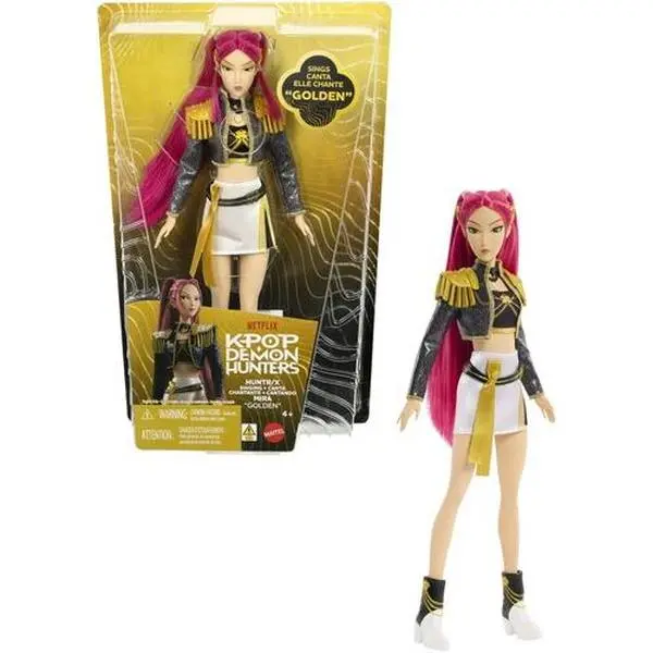 KPop Demon Hunters HUNTR/X: Mira “Golden" Singing Doll (KPDH)  [COLLECTIBLES] Paper Doll, Collectible