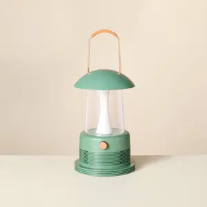 Portable LED Table Lantern with Bluetooth Speaker Green - Hearth & Hand with Magnolia