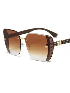 2026 New Unisex Large Frame Fashion Glasses, Trendy Beach Sunglasses, Fashionable Frames Sunglasses, Retro Style, Vintage Trendy Sunglasses, Suitable for Daily Wear, Photography, Travel, All Seasons