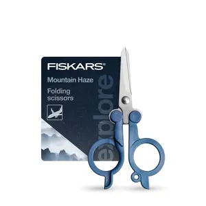 Folding Travel Scissors - TSA-Compliant and Portable with Stainless Steel Blades