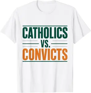 Classic Catholics Vs Convicts 1988 T-Shirt