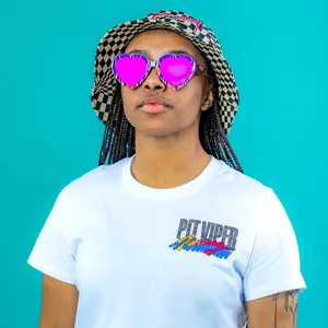 The Combustion Admirer Red Lens Sports Sunglasses in Flames