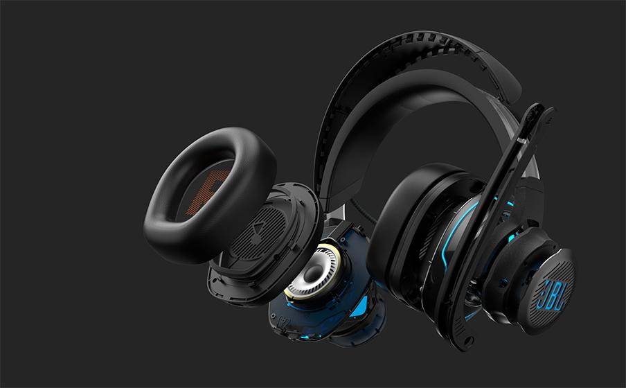 JBL Quantum 910X Wireless, Wireless over-ear performance gaming headset with head  tracking-enhanced, Active Noise Cancelling and Bluetooth