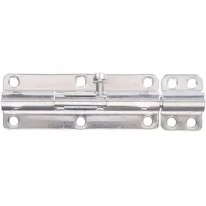 Hillman Group 851034 Carded - Heavy Duty Zinc Barrel Bolt - 4 in.