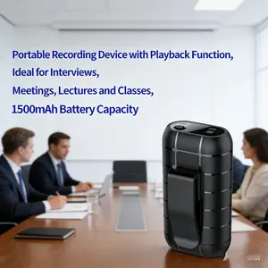 Professional B800 Voice Recorder with Noise Reduction, Long Battery Life and High Capacity, Ideal Business Gift and Secret Recording Device
