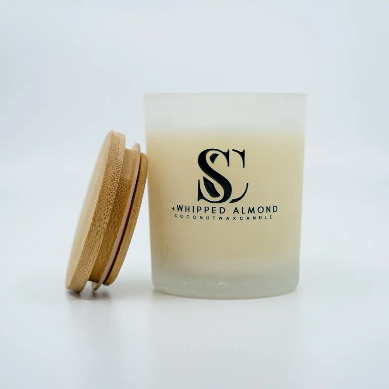 Whipped Almond Sensational Candles 7oz Soft Gourmand Aroma with Toasted Almond Sweet Cream & Honeyed Vanilla Decor Scent for Household