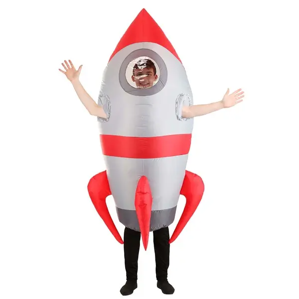 Inflatable Rocket Ship Adult Costume