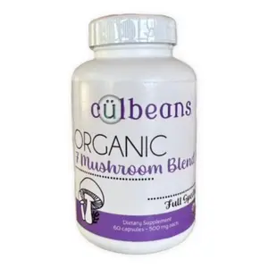 Organic 7 Mushroom Blend Healthcare Dietary Supplement Fitness Vitamin