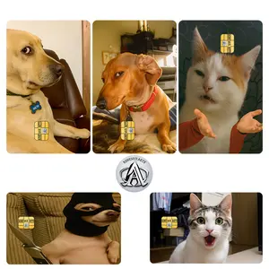 Funny Pets Debit Card Skins/Decals - High Quality Vinyl for Customization and Personalization