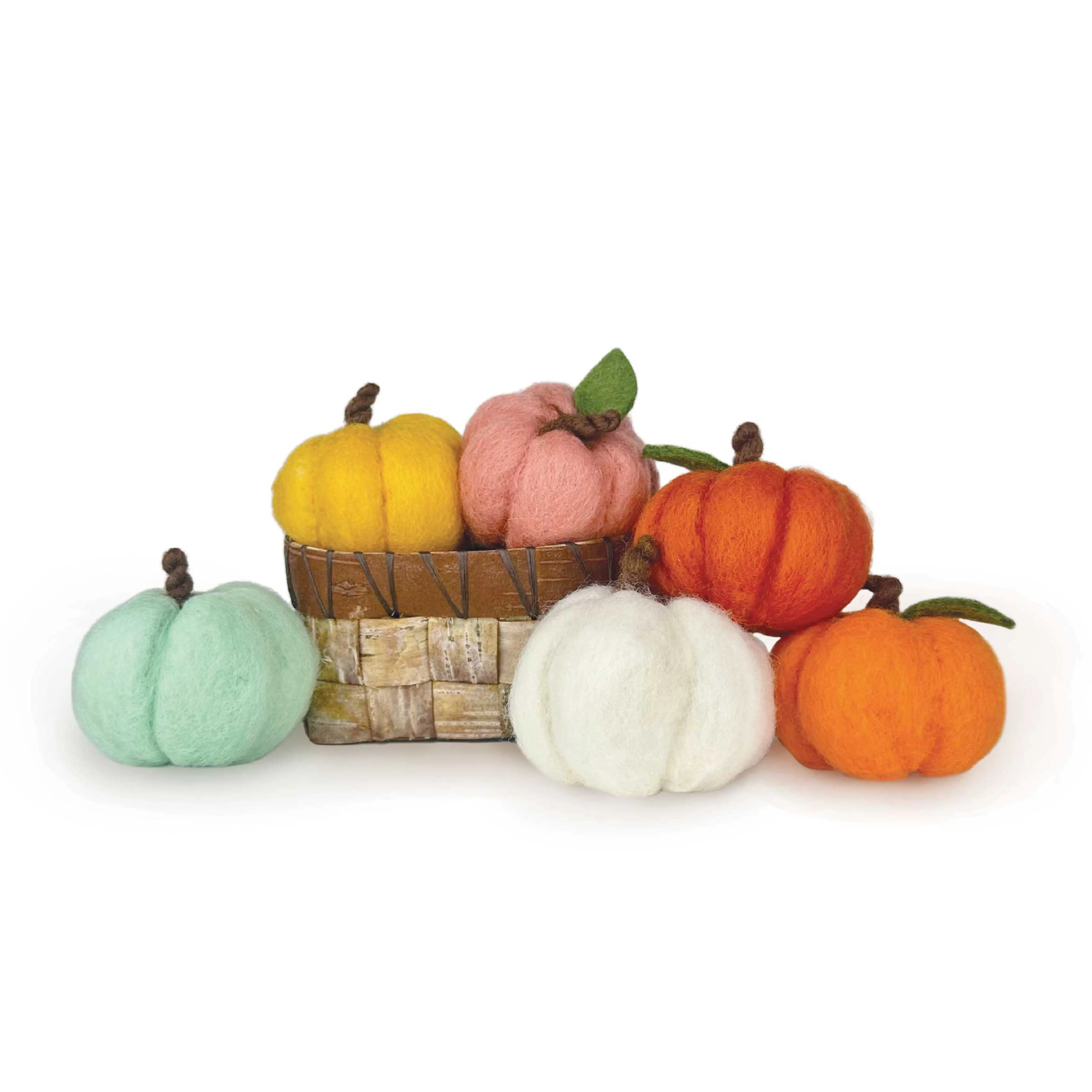 DIY Pumpkin Needle-Felting Kit