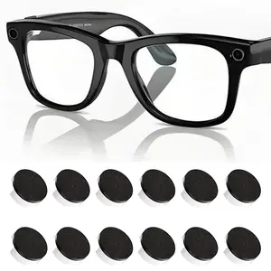 12-20-24PCS LED Light Blocking Stickers Compatible with Ray-Ban Meta Wayfarer/Skyler/Headliner (Gen 2) & Oakley Meta HSTN Smart Glasses Accessories, Low-Tack Restickable Blackout Camera Light Covers
