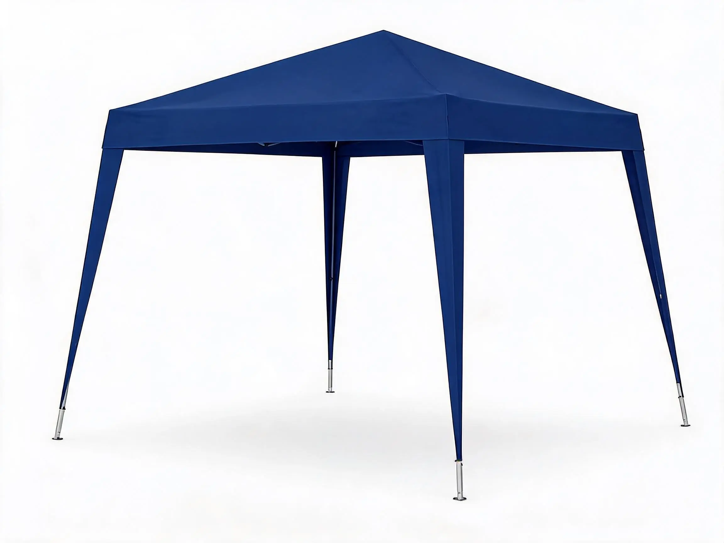 10x10 ft Pop Up Canopy Tent with Slant Legs, Instant Outdoor Gazebo Waterproof UV Protection, Portable Sun Shade Shelter for Backyard, Patio, Beach, Camping, Navy Blue