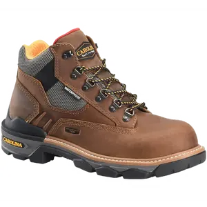 Carolina Men's 5" Constructer Waterproof Composite Toe Brown Hiker Boots CA7832