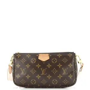 Pre-owned Louis Vuitton material Messenger Bags Multi Pochette Accessoires Monogram Canvas by Rebag