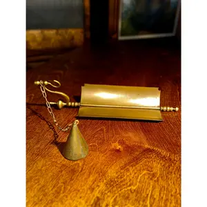 Antique Brass Candle Snuffer with Wax Guard c.1880–1920