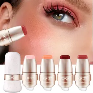 Three-In-One Multi-Color Waterproof Makeup Stick, Natural Face Multifunctional Blush Eyeshadow Highlighter, Long-Lasting Glossy Finish, Valentine Gift, Cosmetics