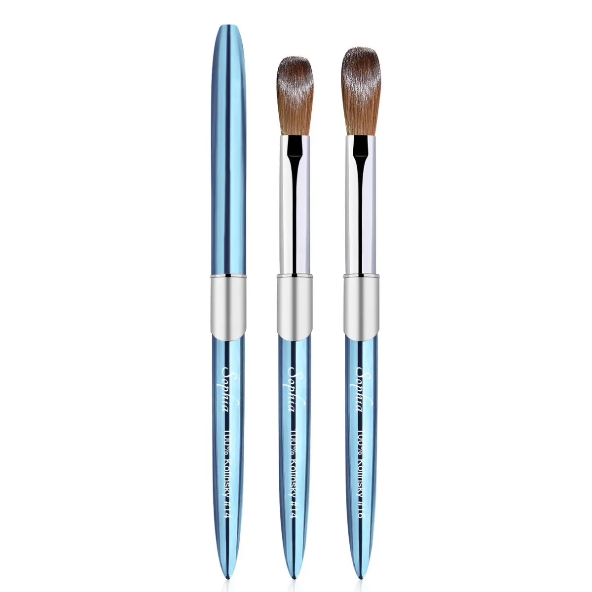 Sophia Acrylic Brush-size 14-Blue Sophia Acrylic Brush-size 14-Blue