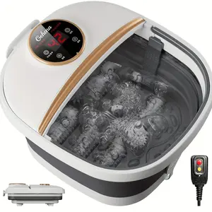 Mother's Day gift Foot Bath Massager with Heat and Temperature Control, 6 Non-Electric Massage Balls, Great Gift for Valentine's Day, Father's Day, Mother's Day