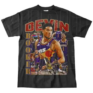 Vintage Style Devin Booker T-Shirt, Basketball t- shirt, Classic 90s Graphic Tee, Unisex, Vintage Bootleg, Gift, Retro DB17, High Quality, Trending Shirt, Gift for Friend, Many Colors Size S To XL, Mother day gift, Crew neck, tiktok shop