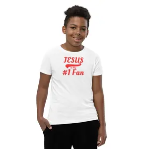 #1 Fan Youth Tee (Red) (Unisex)